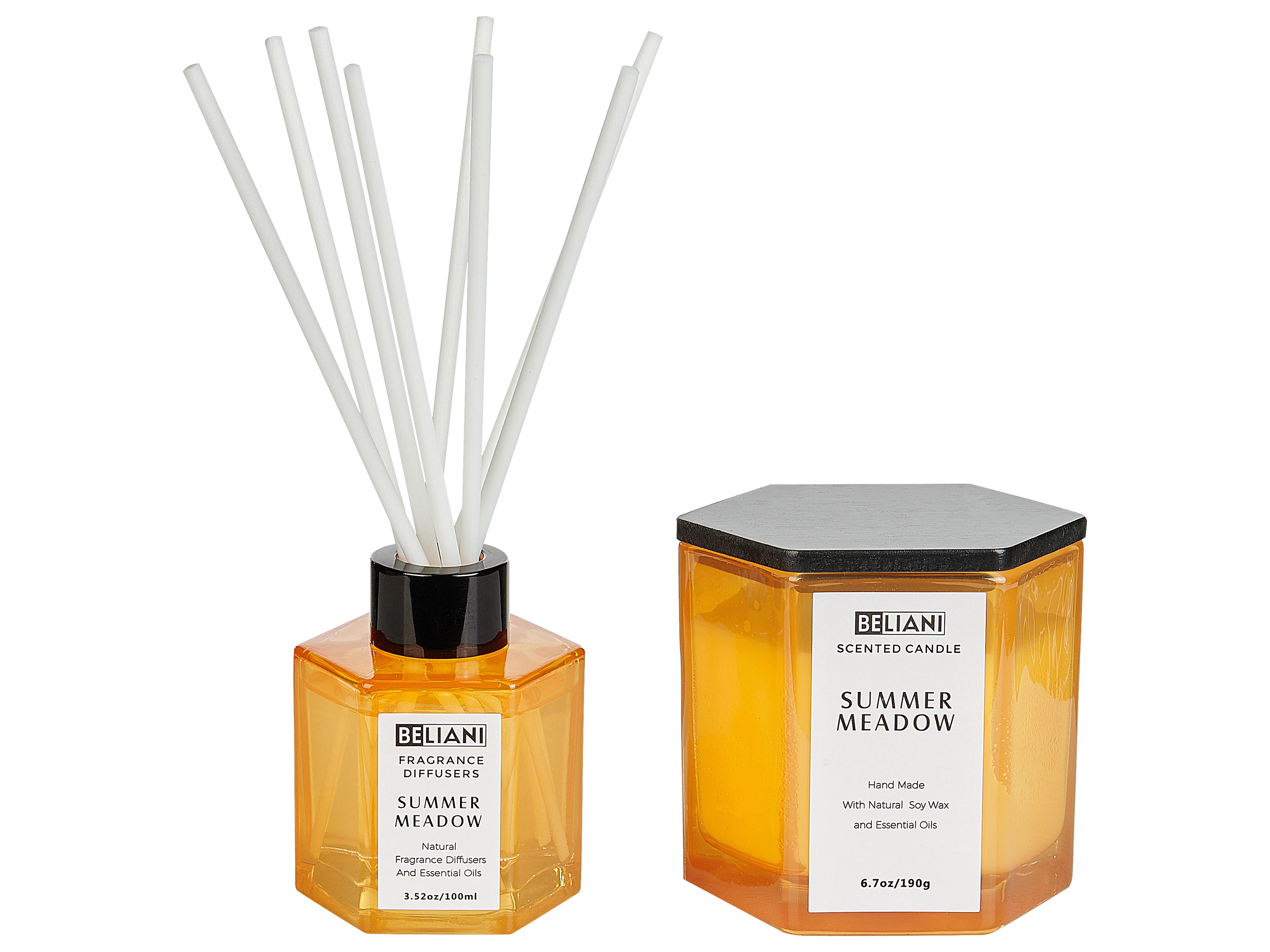 Geurkaars met geurstokjes CLASSY TINT Soja wax Frisse geurnoten