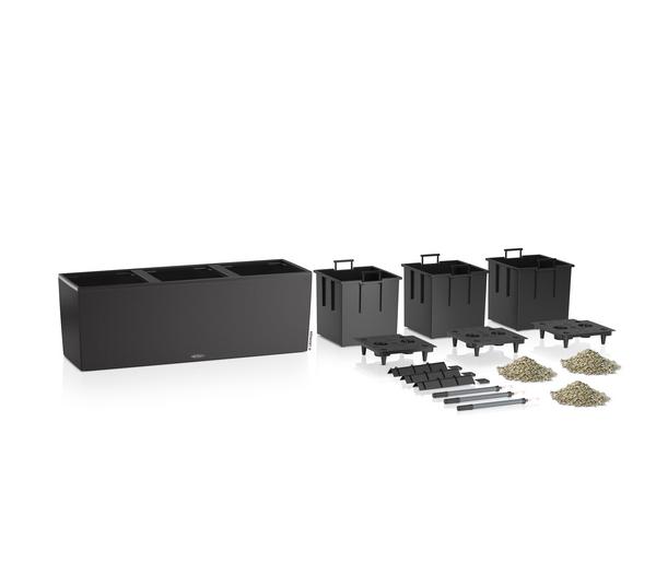 LECHUZA® Kunststoff-Kasten Trio Stone inkl.
