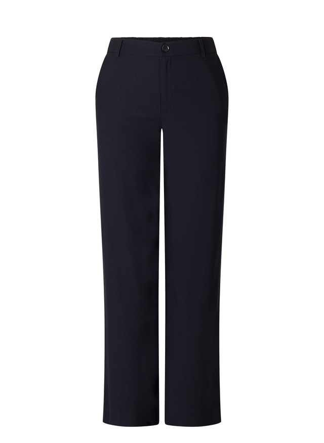 Base Level Curvy Stoffhose  Sommerhose mit Schlag und Viskose