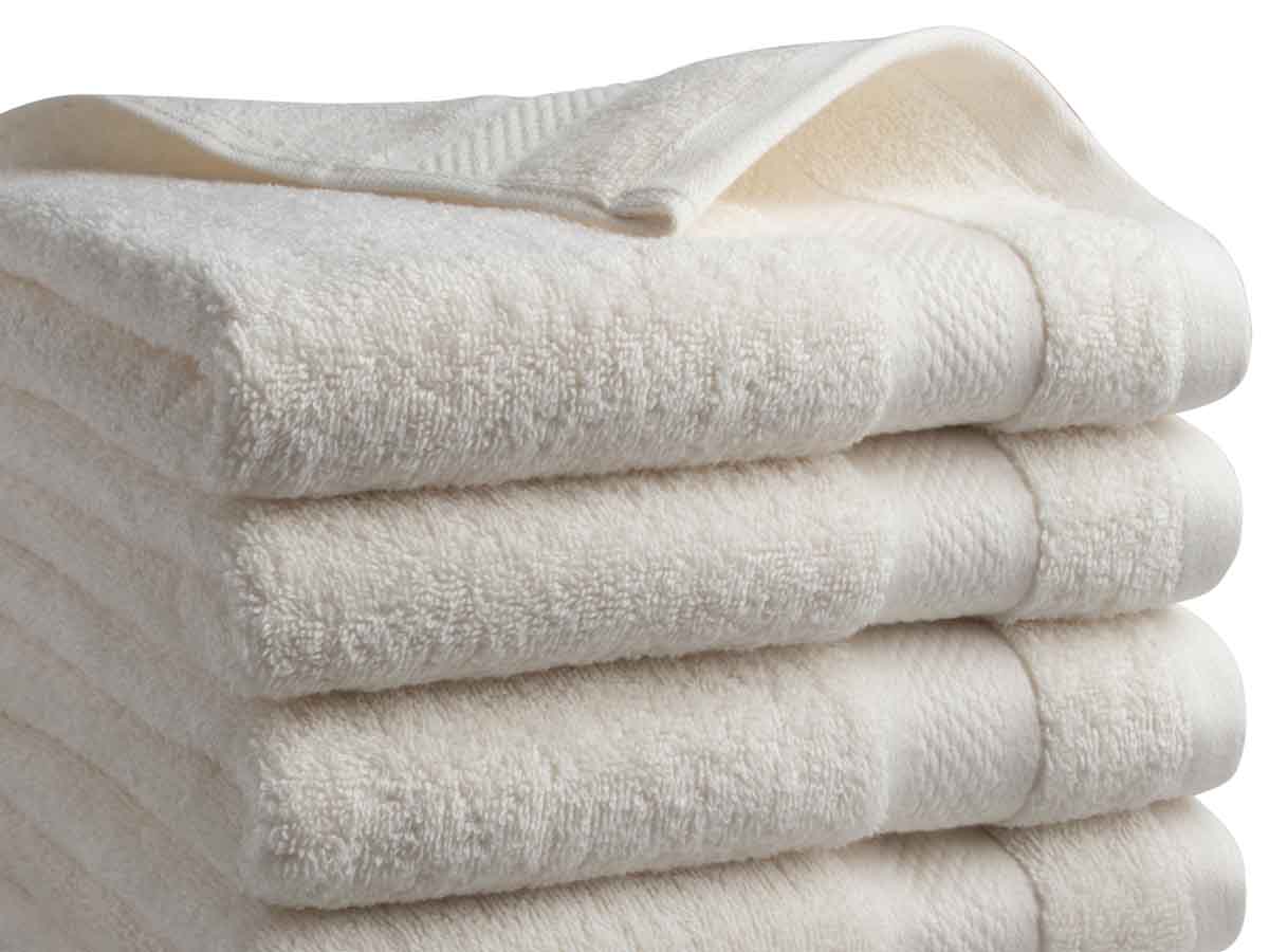 DoubleDry Hotel 50 x 100 cm set van 6 handdoeken - crème