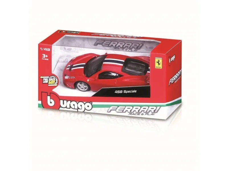 Bburago 1:43 Ferrari Race&Play Motorized Asst.