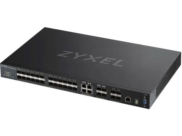 Zyxel XGS4600-32F - Switch - L3 - Administreret - 24 x Gigabit SFP   4 x combo Gigabit SFP   4 x 10 Gigabit SFP  - monterbar på stativ