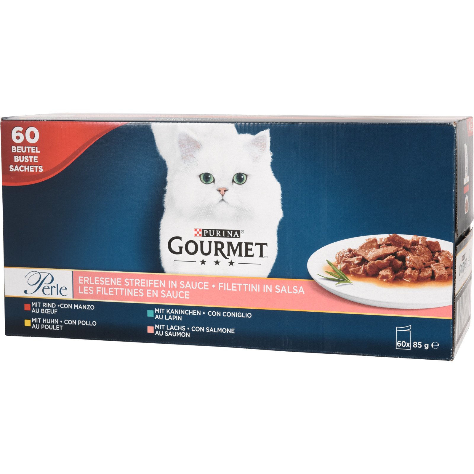 Gourmet Perle Erlesene Streifen Sauce 60 x 85 g