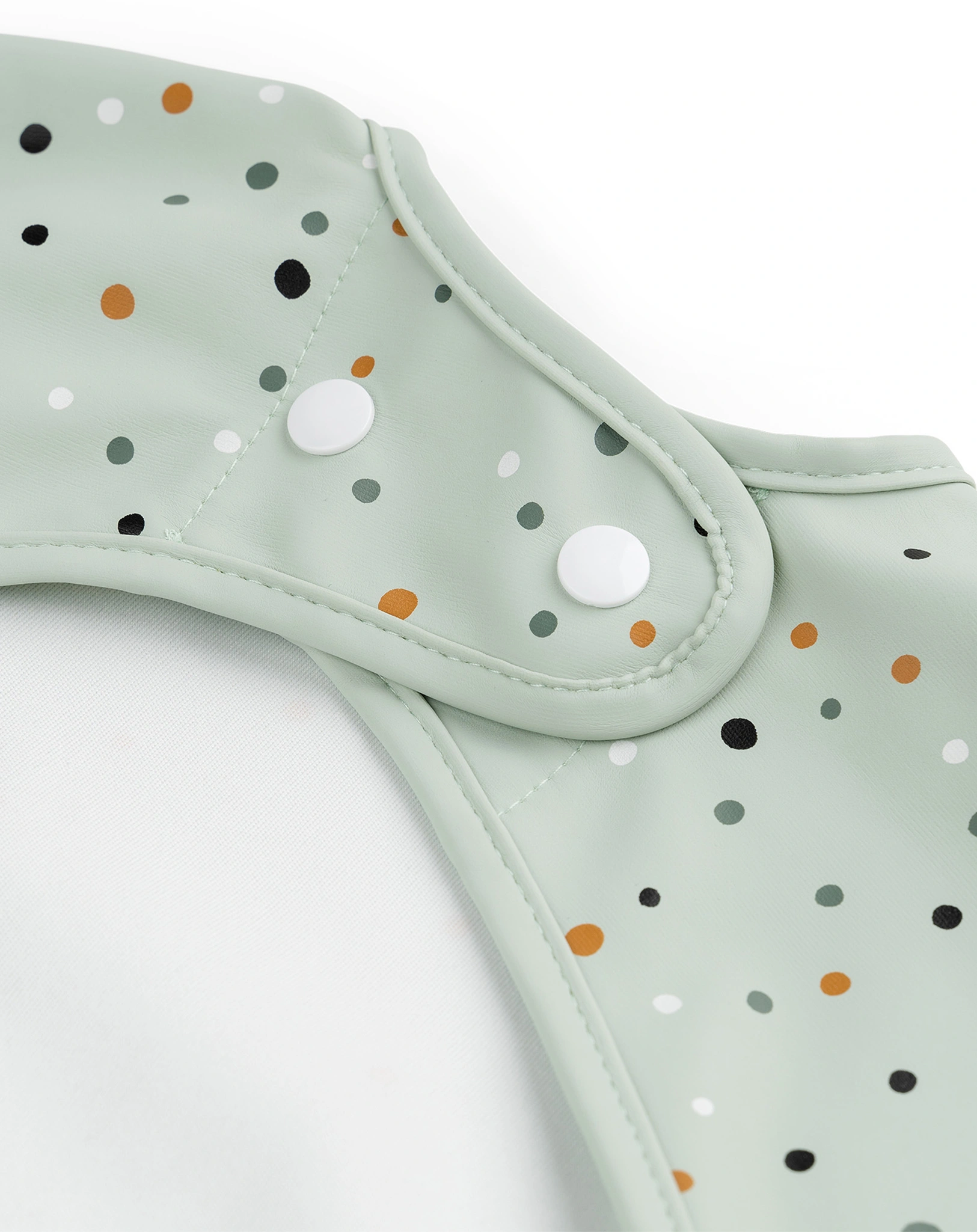 Ärmel-Lätzchen HAPPY DOTS in grün