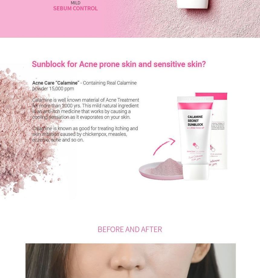 KSECRET - Calamine Secret Zonnebrandcrème