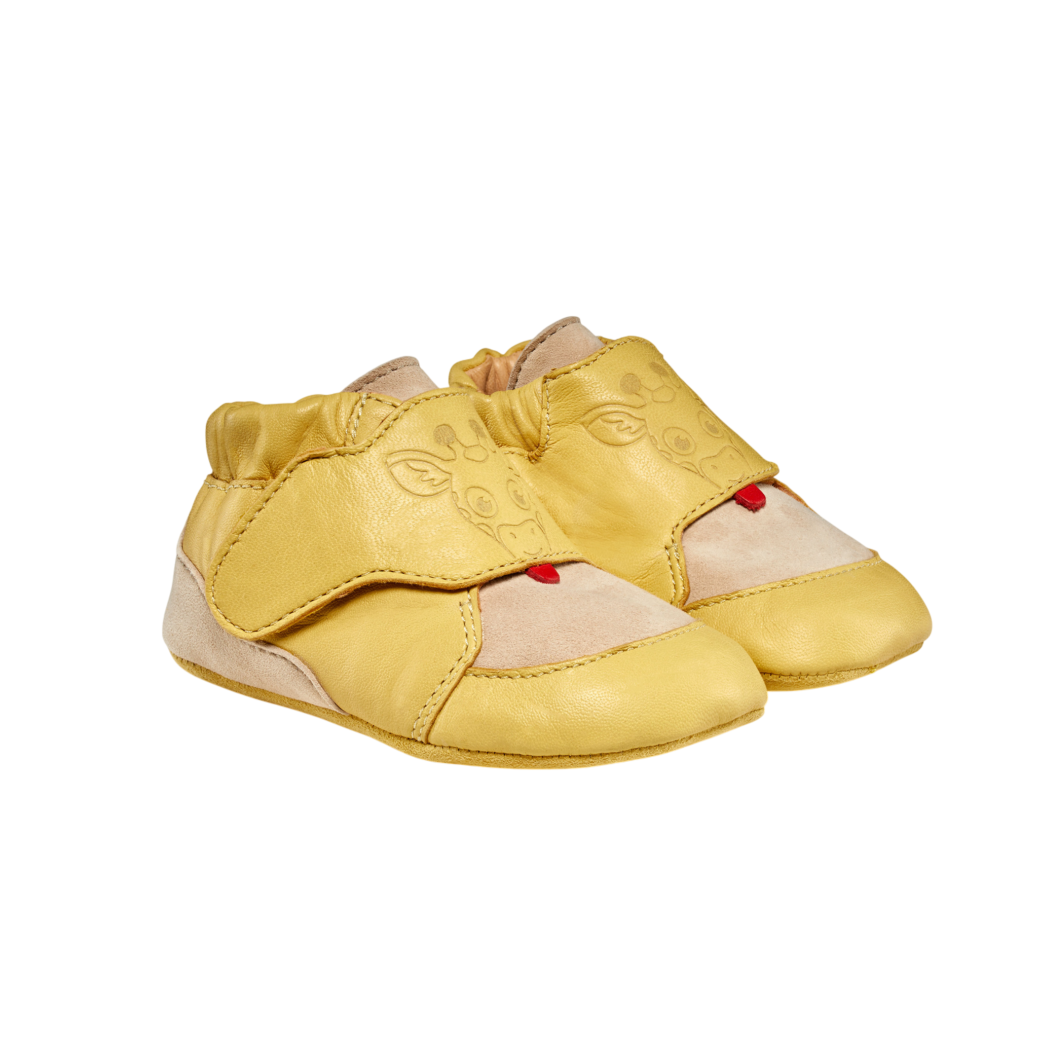 Baby Krabbelschuh Leder Crawly Giraffe