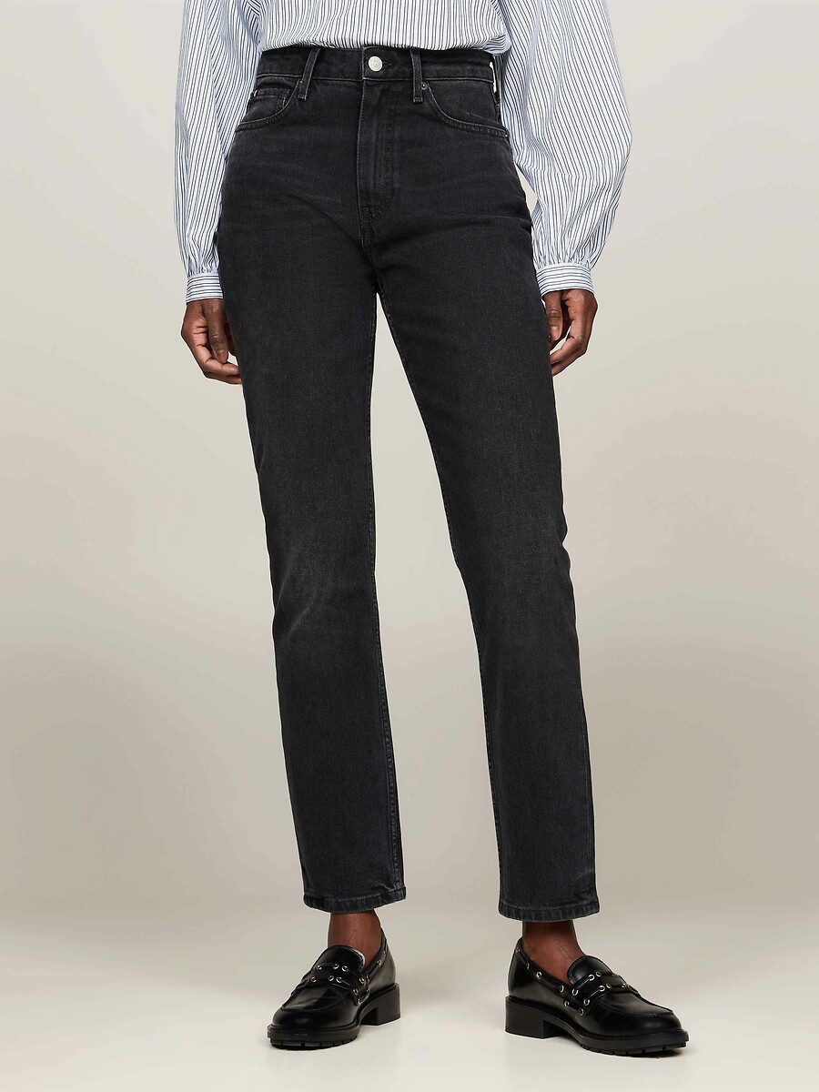 TOMMY HILFIGER<br>Calça jeans slim em tecido de algodão elástico