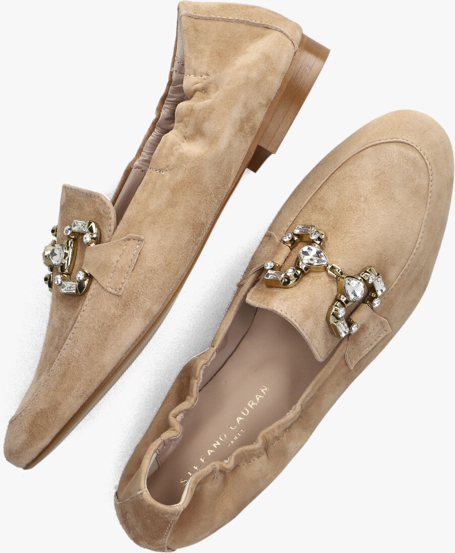 beige stefano lauran instappers s3232