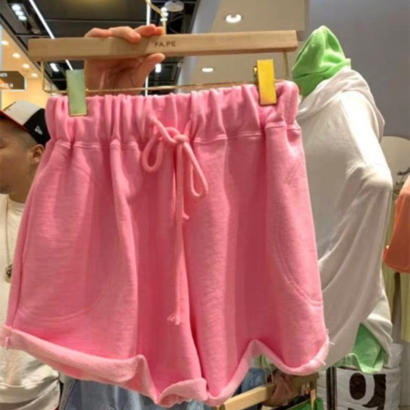Everose - Shorts met wijde pijpen en trekkoord