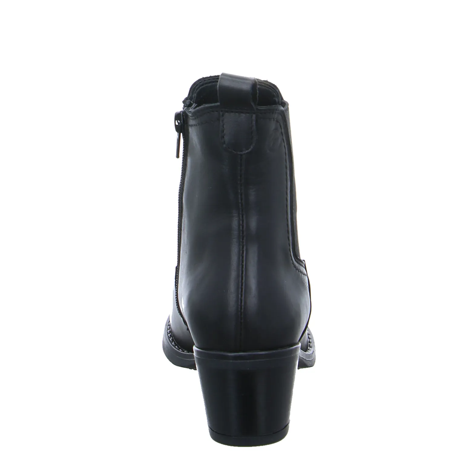TAMARIS Stiefelette Schwarz Leder