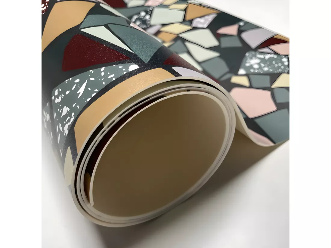Tapis Vinyle Large l120xH200cm - Fragments - Vinyle