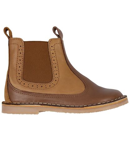 Pom Pom Støvler - Chelsea -  Camel
