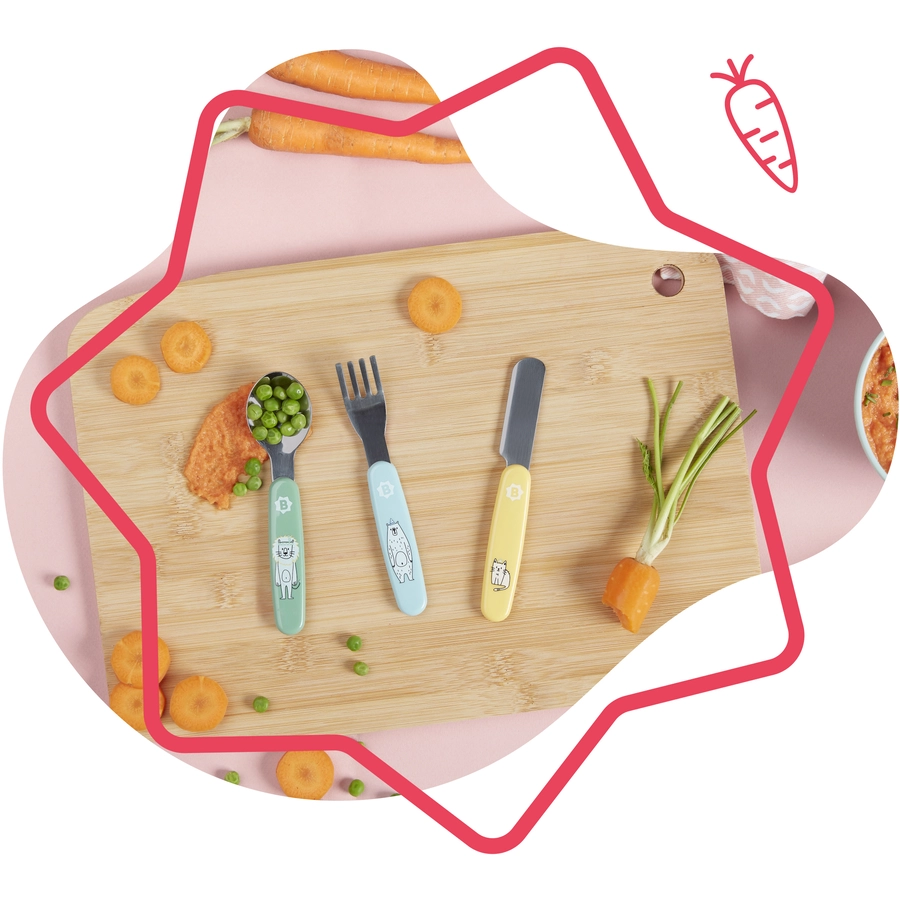 badabulle Kinderbesteckset 3-teilig