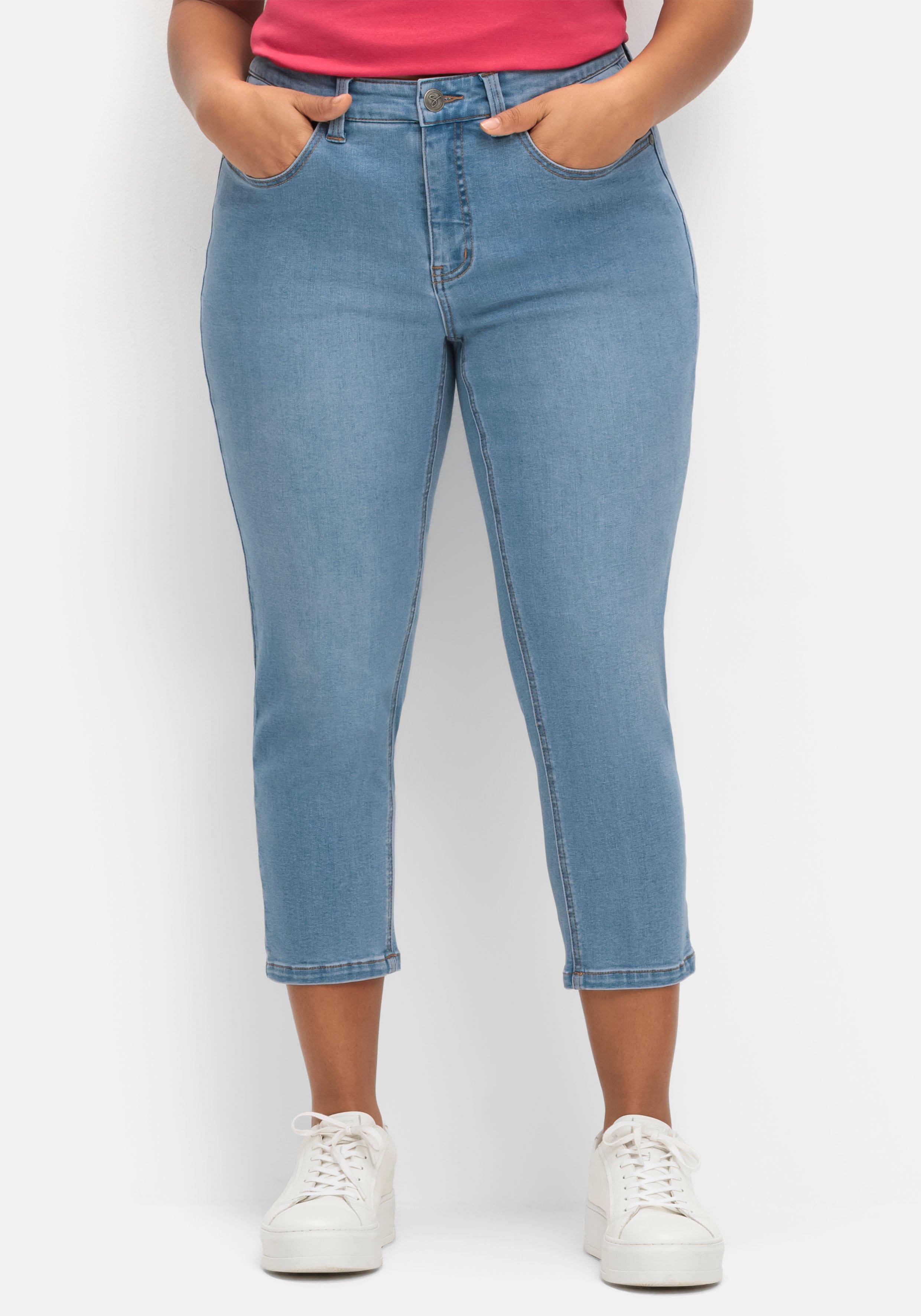 Skinny 7/8-Jeans in Powerstretch-Qualität