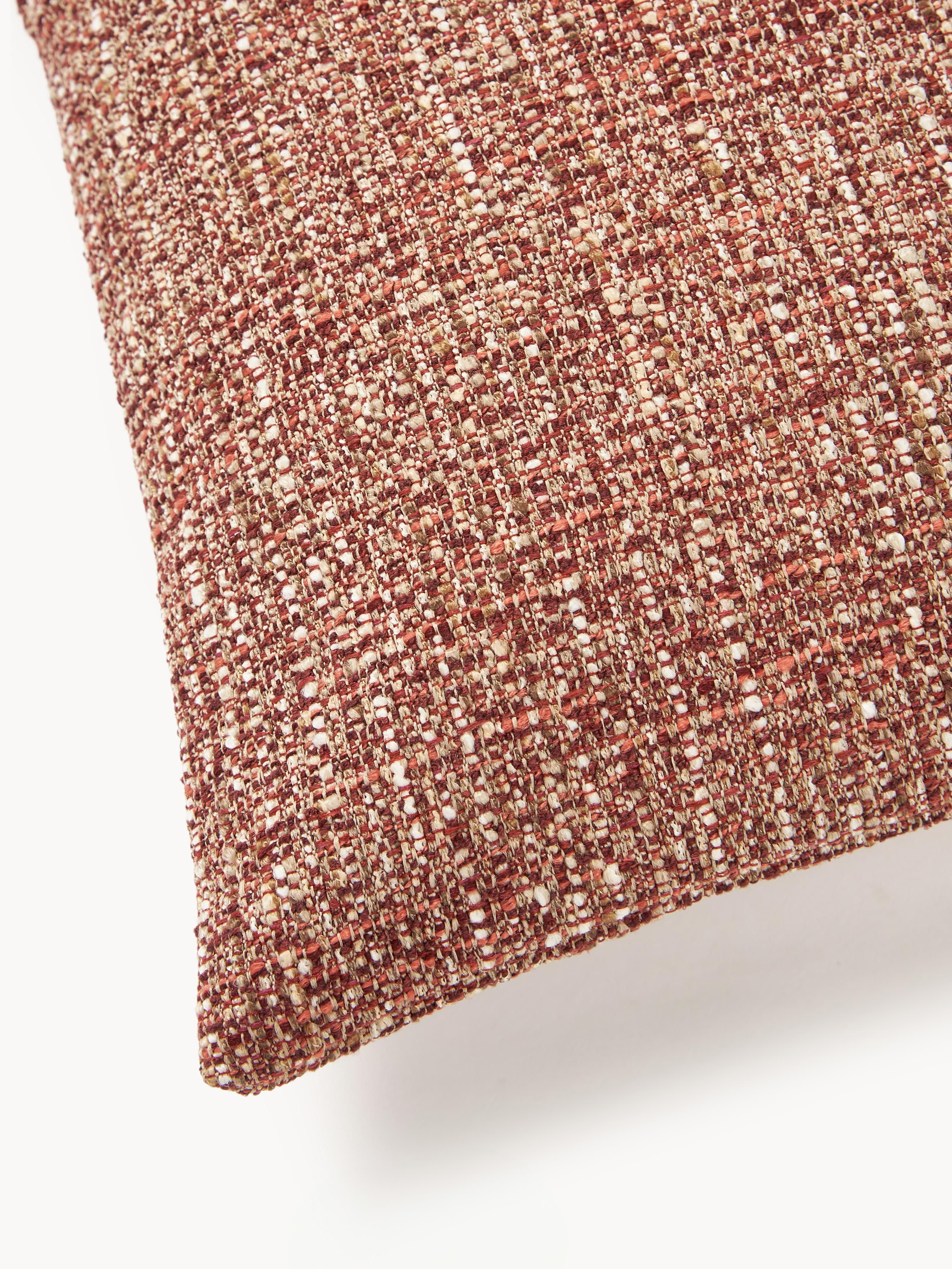 Bouclé kussenhoes Talea