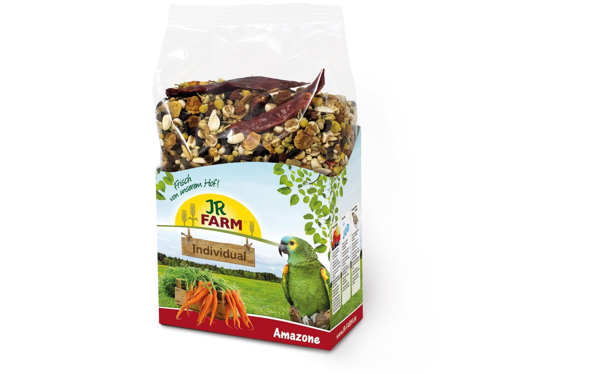 Ziervogelfutter Individual Amazone, 950 gArtgerechtes, vollwertiges Erhaltungsfuttermittel für Amazonen