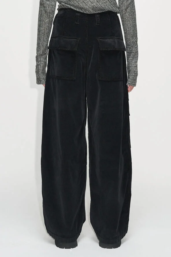 Hope HEARTBREAK TROUSERS Black smooth cord