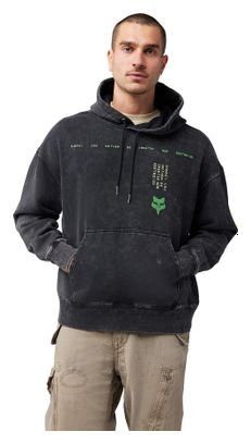 Sweat à Capuche Fox Oversized Throttle Noir
