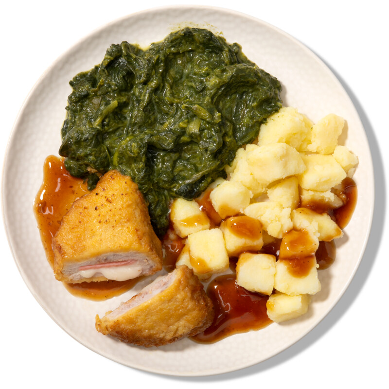 AH Cordon bleu met spinazie