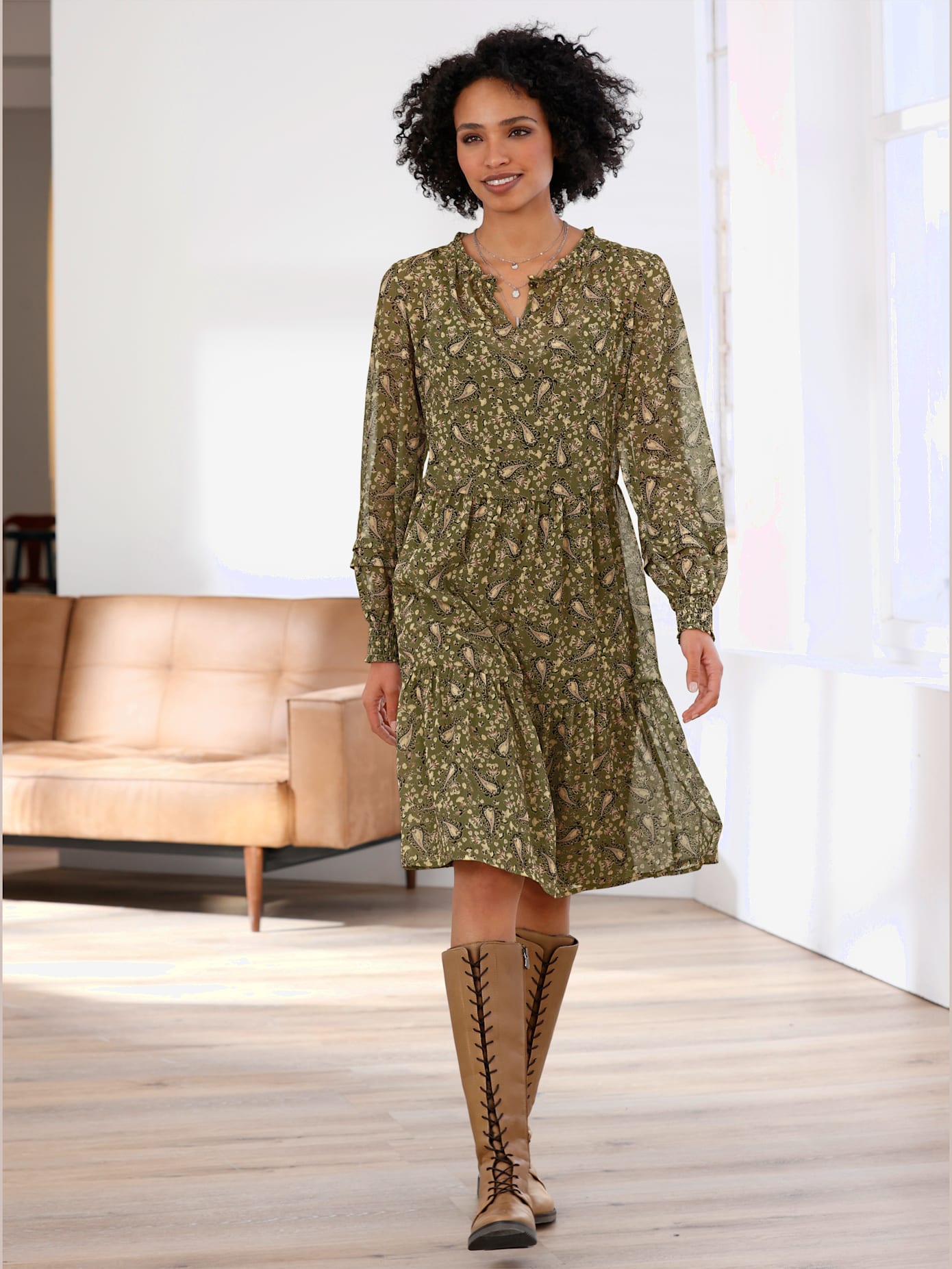Bottes à lacets cuir nappa de vache