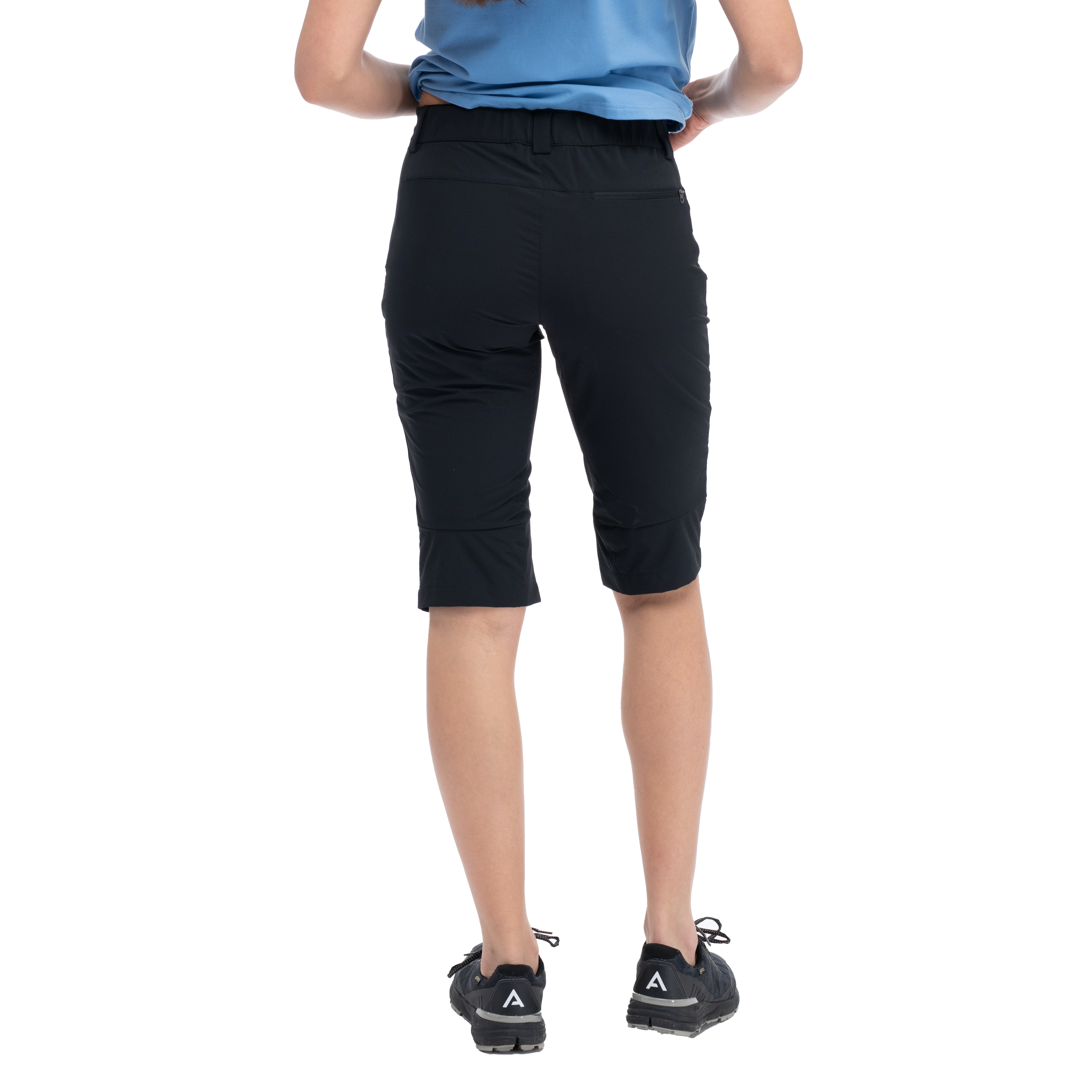 Vandre Light Softshell Long Shorts Women Black