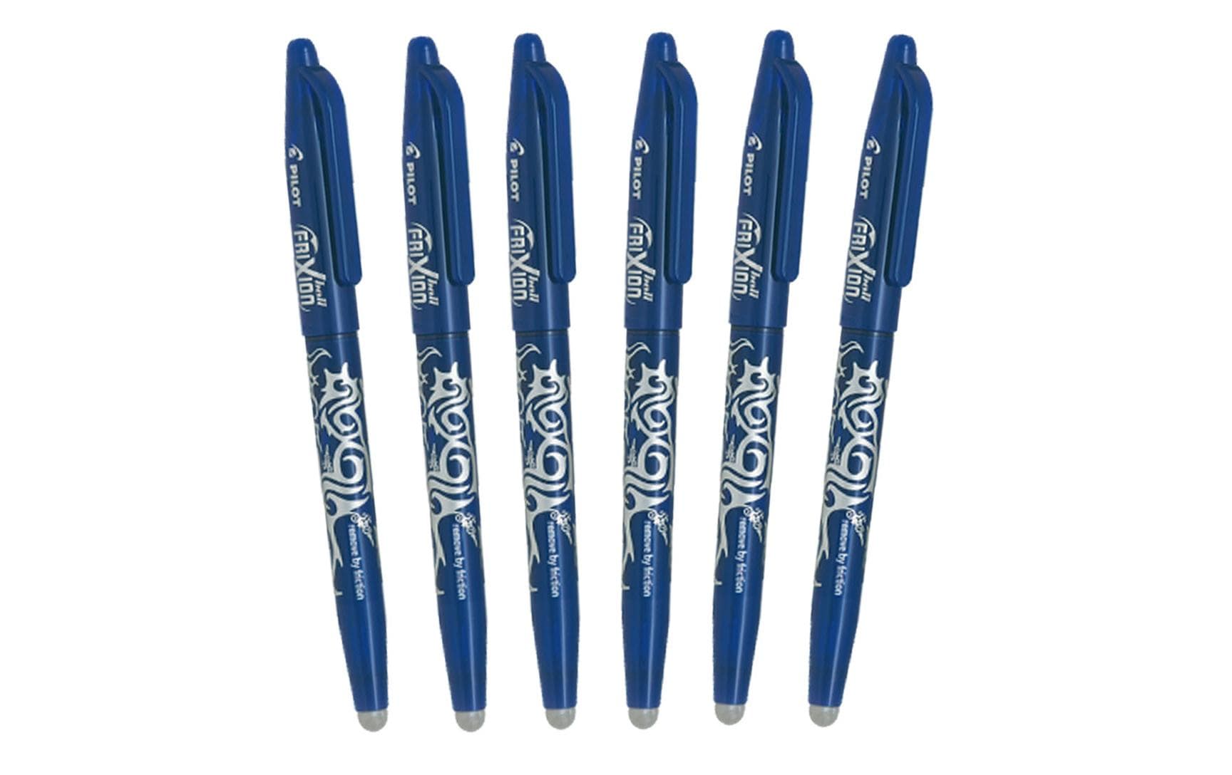 Rollerball FlowPack FriXion ball 0.7 mm, Dunkelblau/WeissOhne Rückstand löschbarer Tintenroller