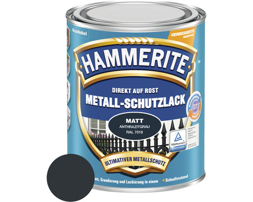 HAMMERITE metaalbeschermlak mat antracietgrijs 250 ml