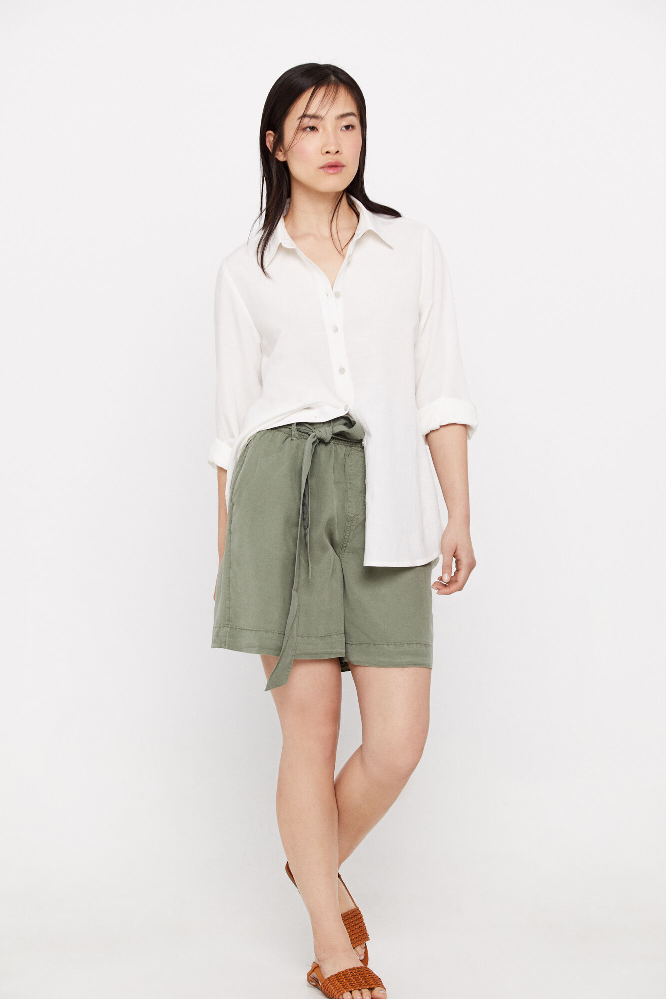 Bermuda fluid tencel - Pés