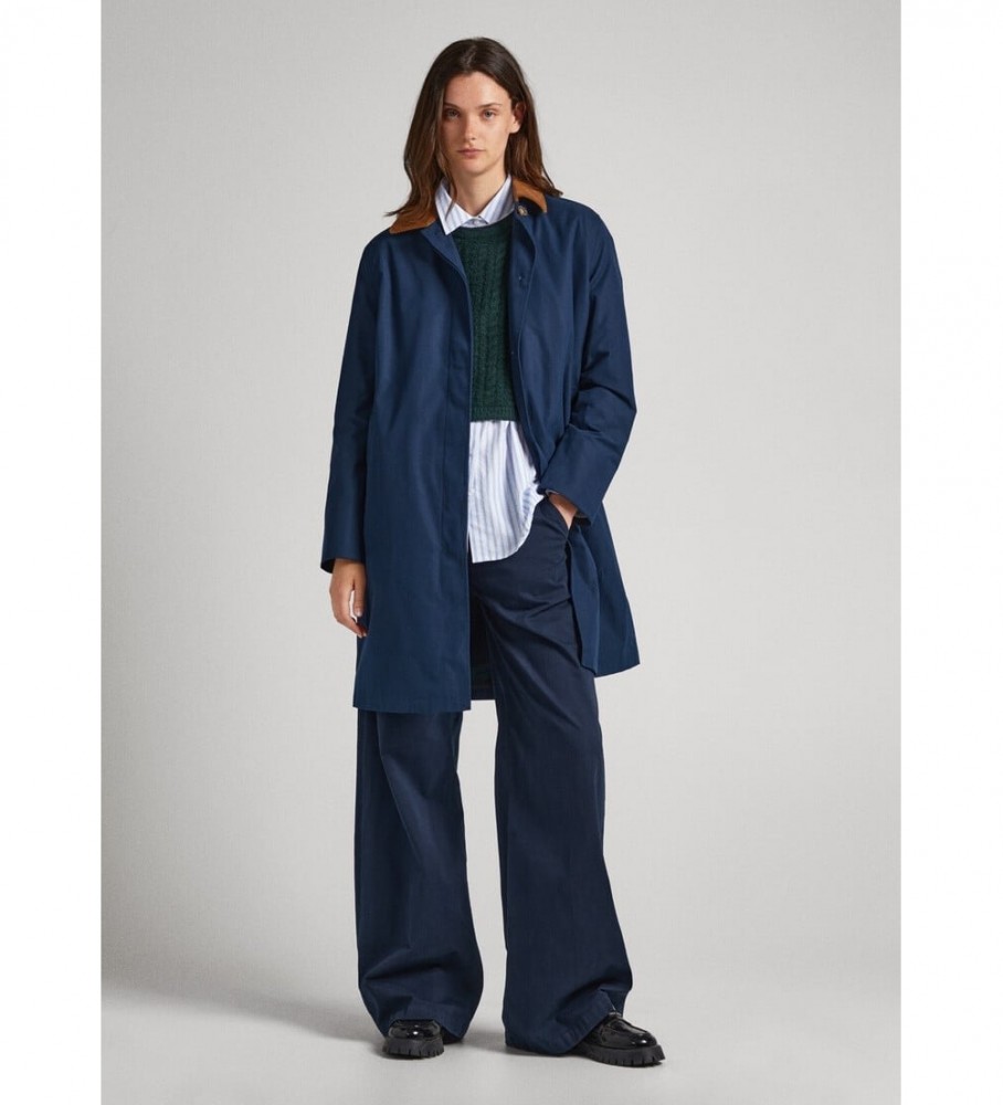 Casaco comprido Pepe Jeans Missa azul marinho