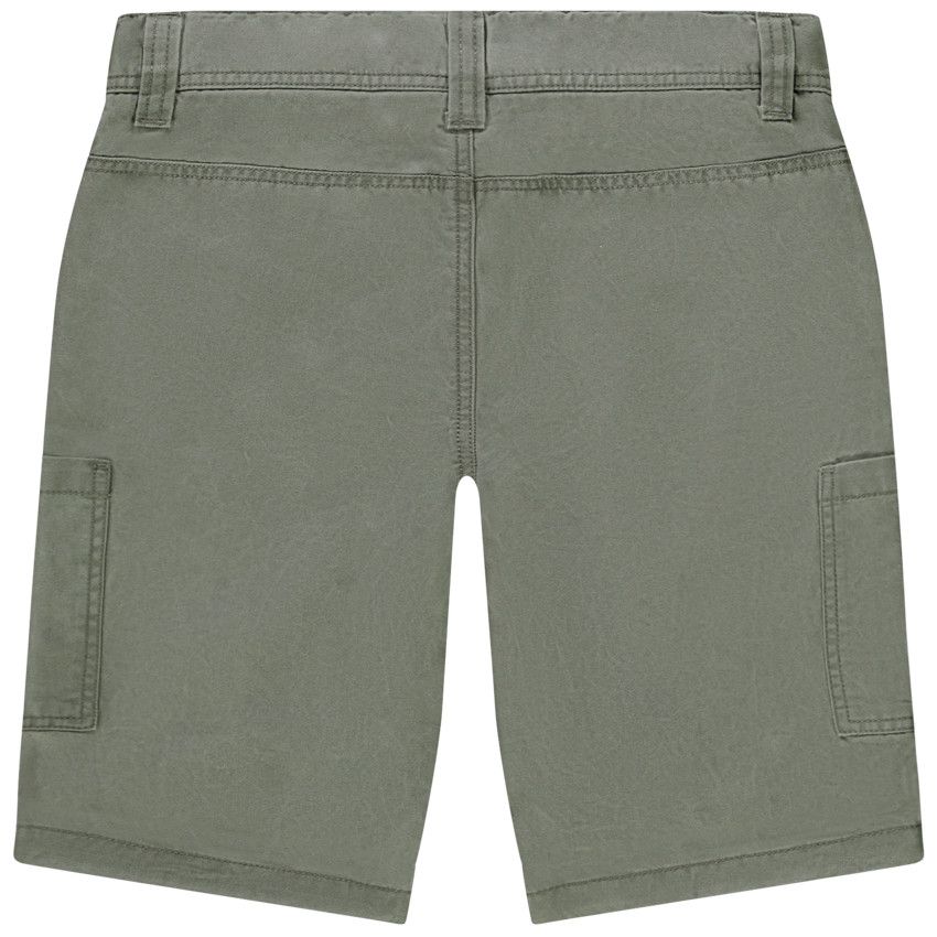 Bermuda esprit cargo pour garçon - Gris chiné