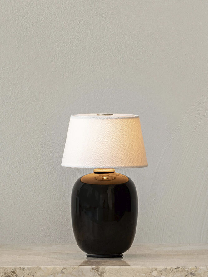 Audo Copenhagen Torso Table Lamp Portable Black