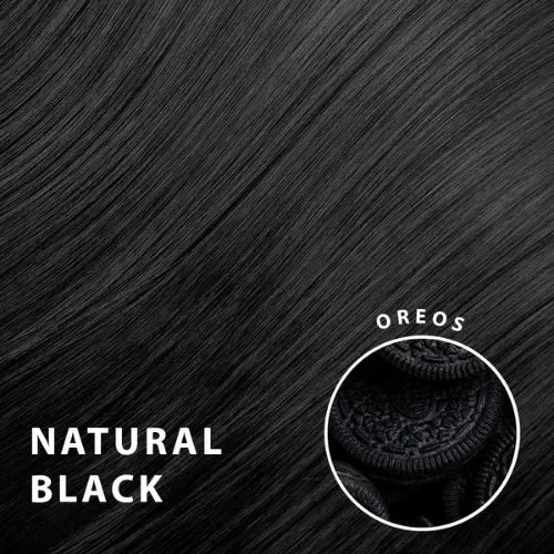 Super Thick 22 Inch 5 Piece Straight Clip In Hair Extensions Natural Black