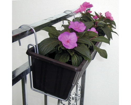 Bloembakhouder geli type Ø 6,5 voor balustrade zilver 1 st.