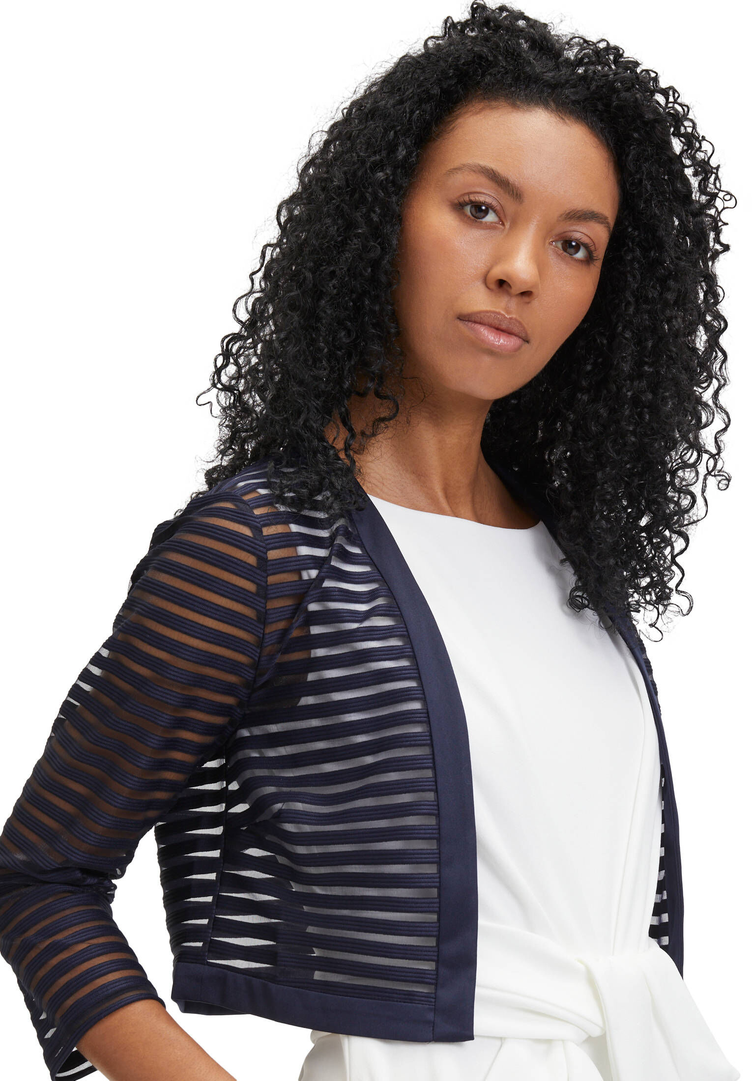Vera Mont| Damen Bolero-Jacke ohne Verschluss