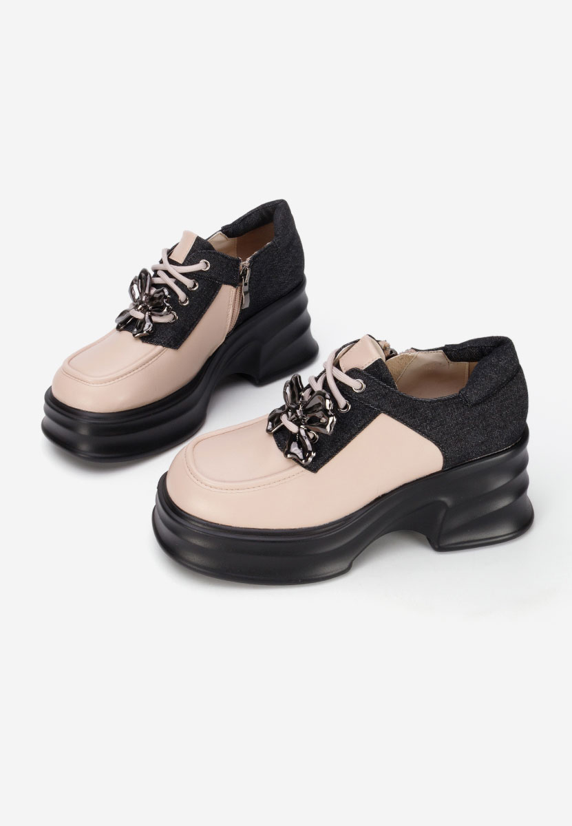 Chaussures casual femme beige Manilla