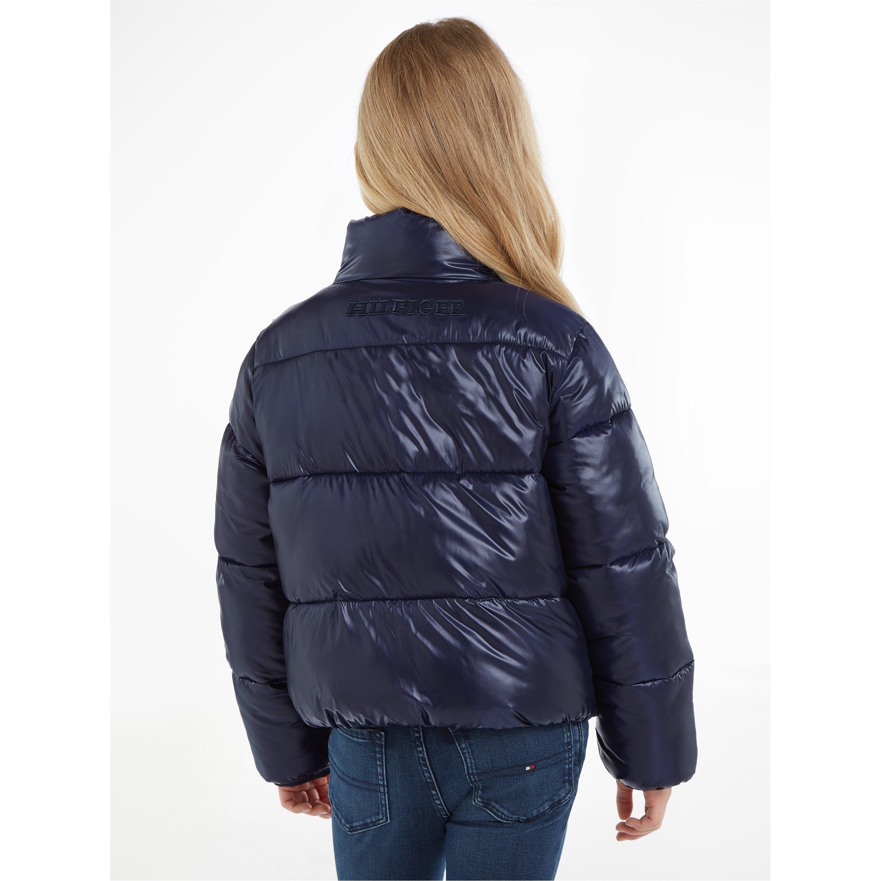 Tommy Hilfiger Glossy Puffer Jacket Juniors
