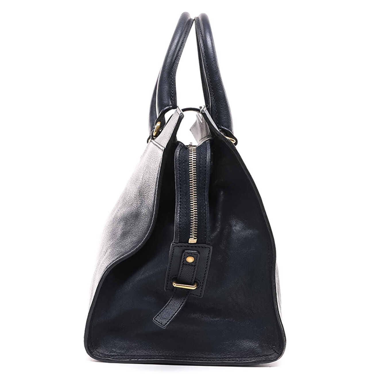 Saint Laurent Sac Cabas Chyc Saint Laurent en Cuir bleu Etat: Très bon état - Longueur 35 cm