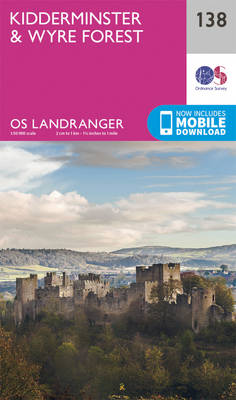 Kidderminster & Wyre Forest - OS Landranger Map 138 (Sheet map, folded)