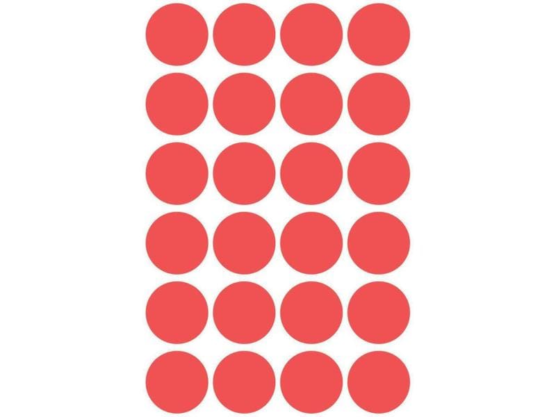 Avery Zweckform Klebepunkte 18 mm Rot Markierungspunkte Sticker