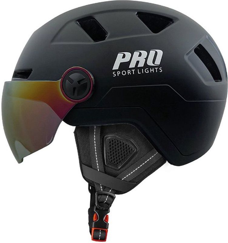 Fietshelm met Visier & Oorwarmers Speed Pedelec - Helm Large - NTA8776