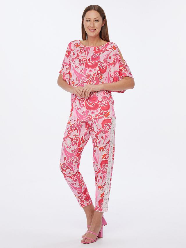 Blusenshirt Floral-Paisley
