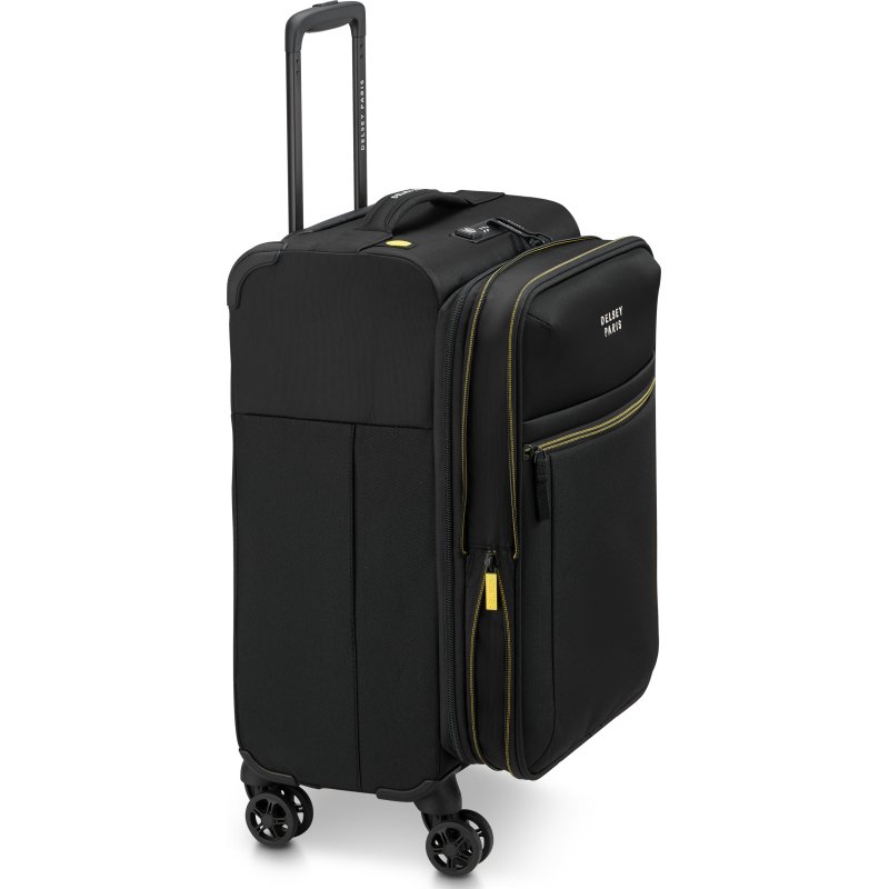 Brochant 3 valise cabine extensible 4 doubles roues 55 cm noir profond