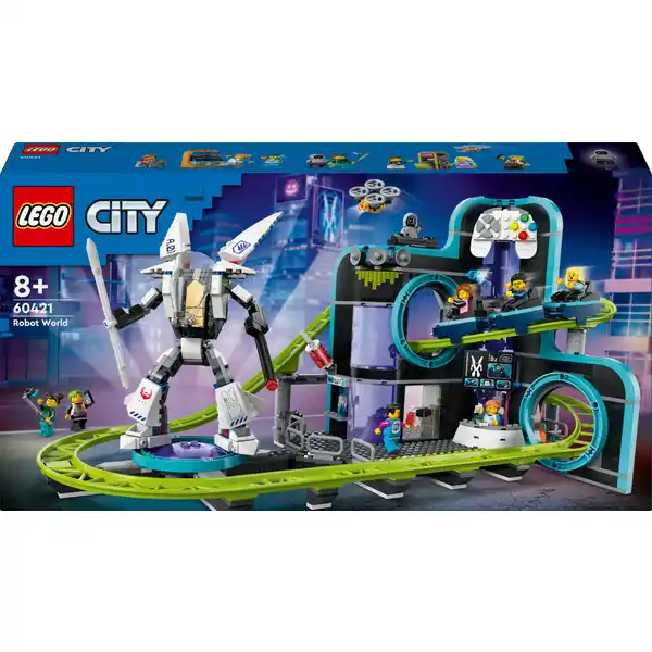 60421 Achterbahn mit Roboter-Mech