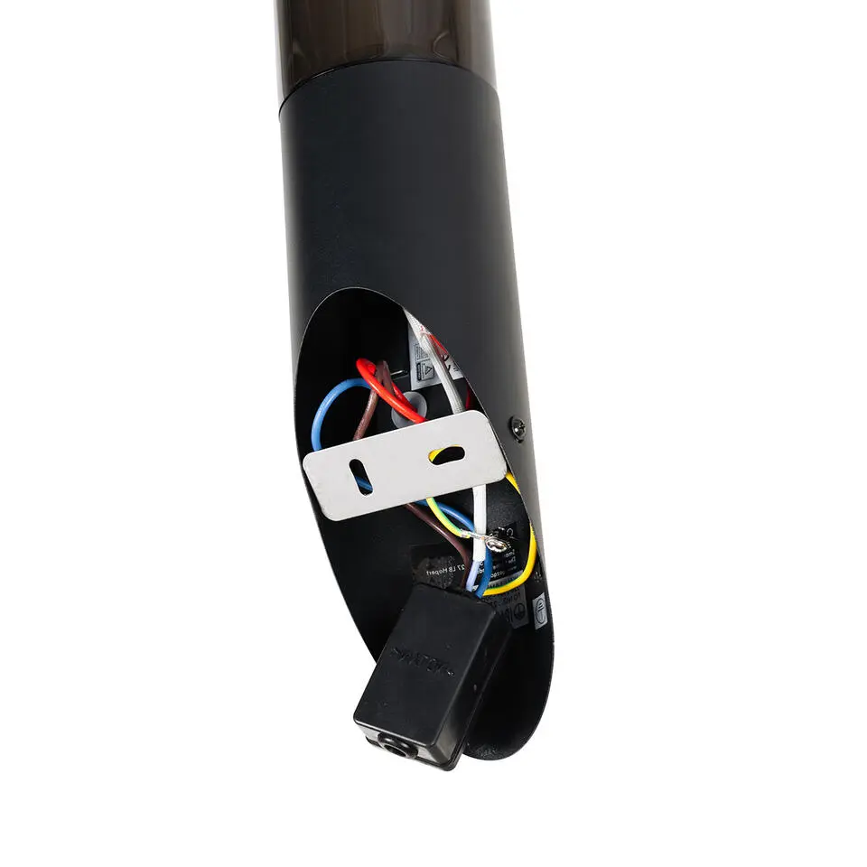 Qazqa buitenlampen met sensor rox zwart e27