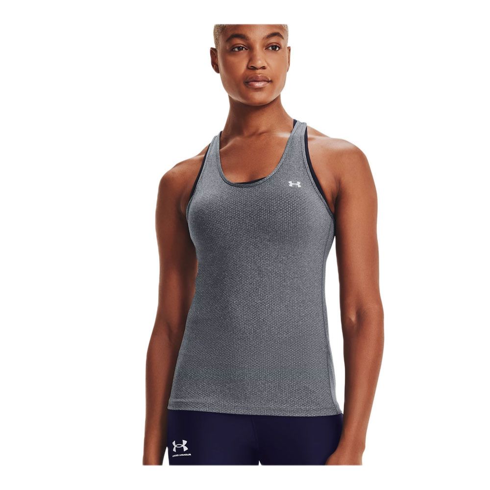 Under Armour HG ARMOUR RACER - Débardeur Femme gris