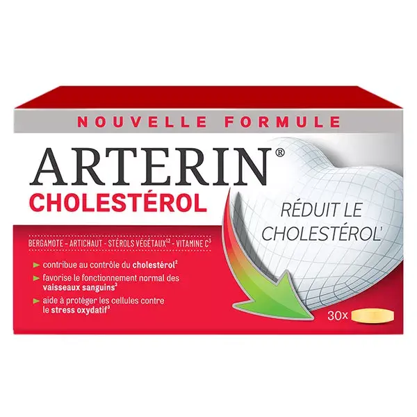 Arterin Colesterol com Ingredientes Ativos de Origem Natural - 30 Comprimidos