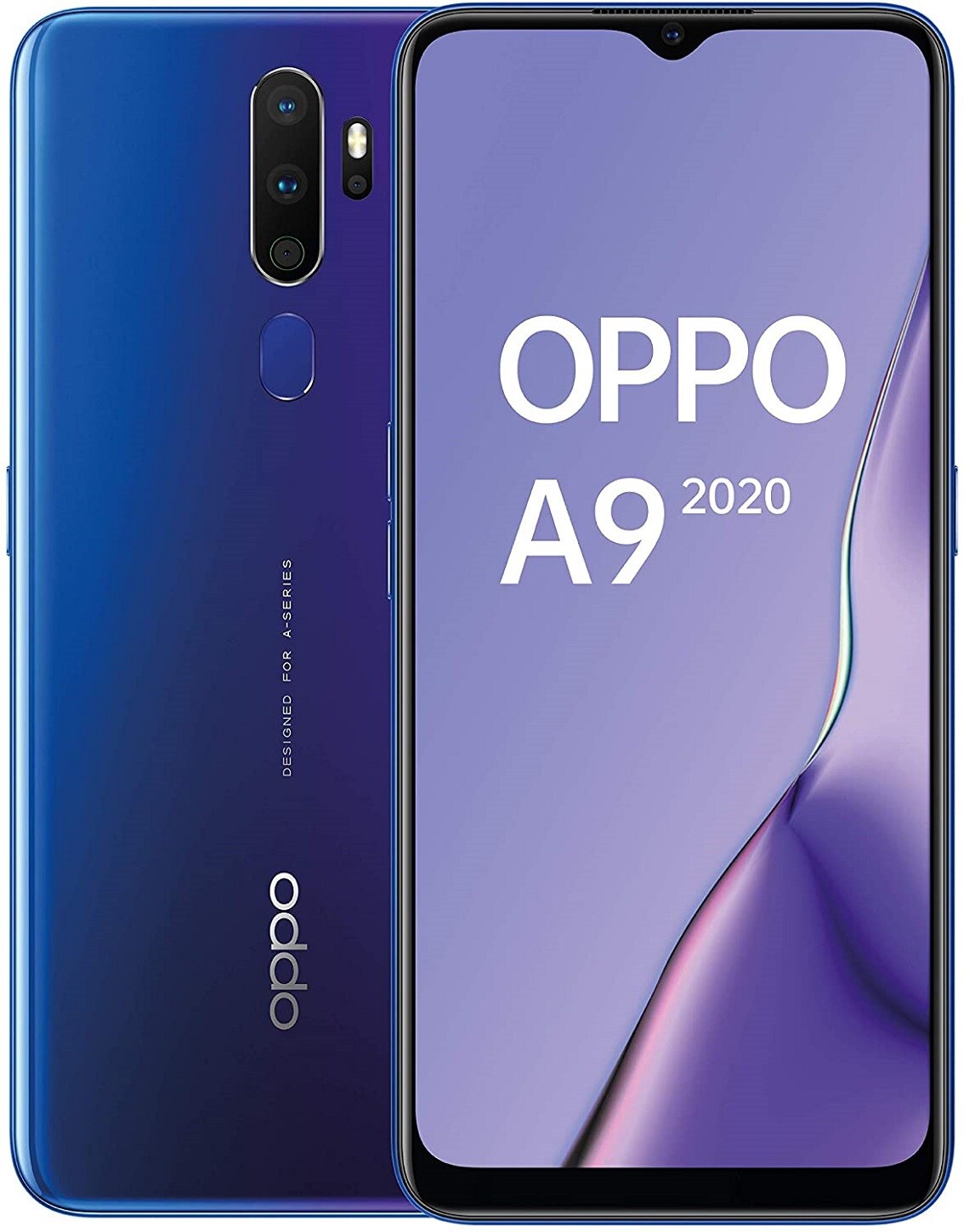 REFURBISHED – Oppo A9 2020 128GB Dual-SIM Space Purple - Wie Neu