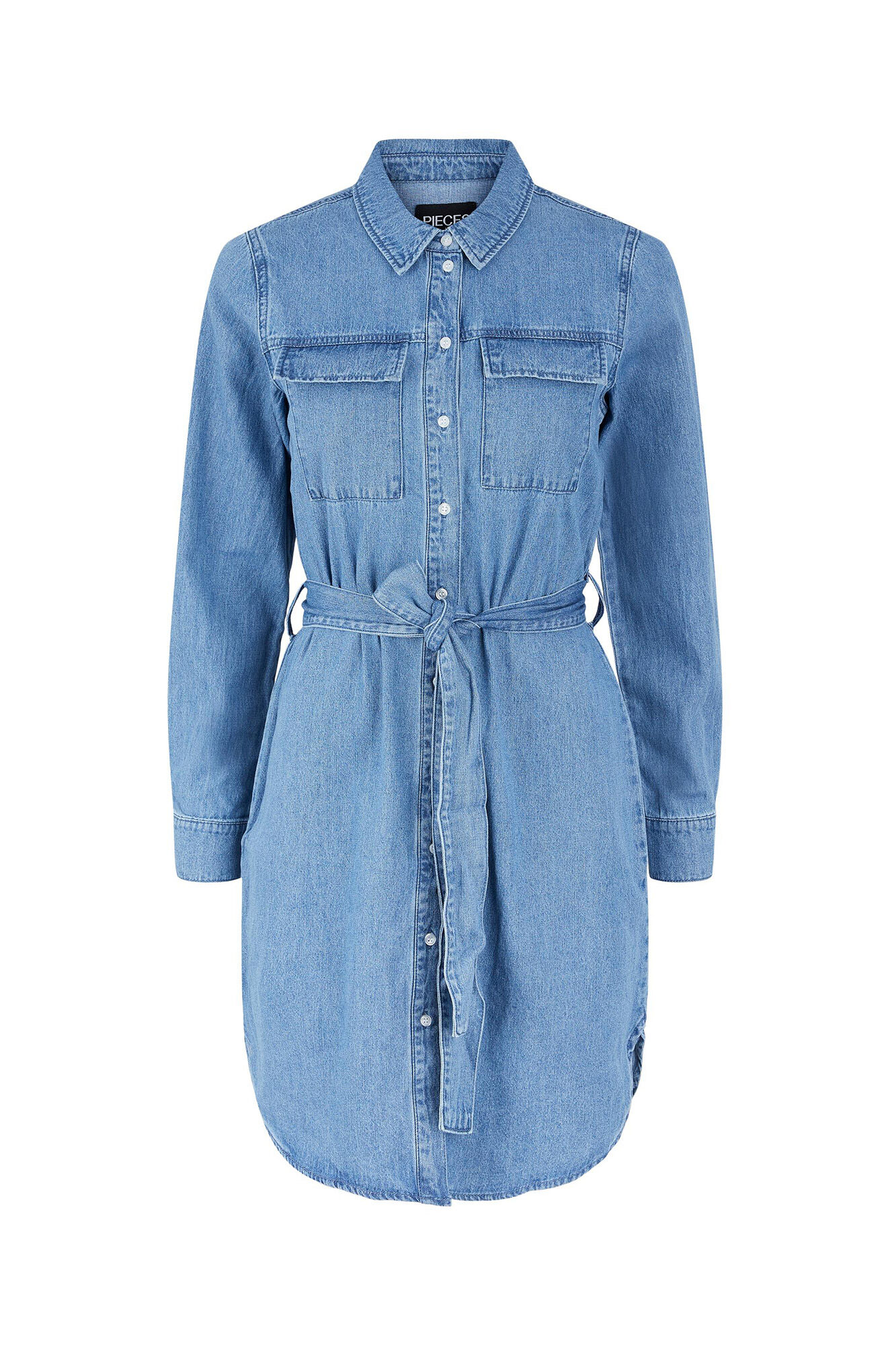 vestido camisa midi jeans