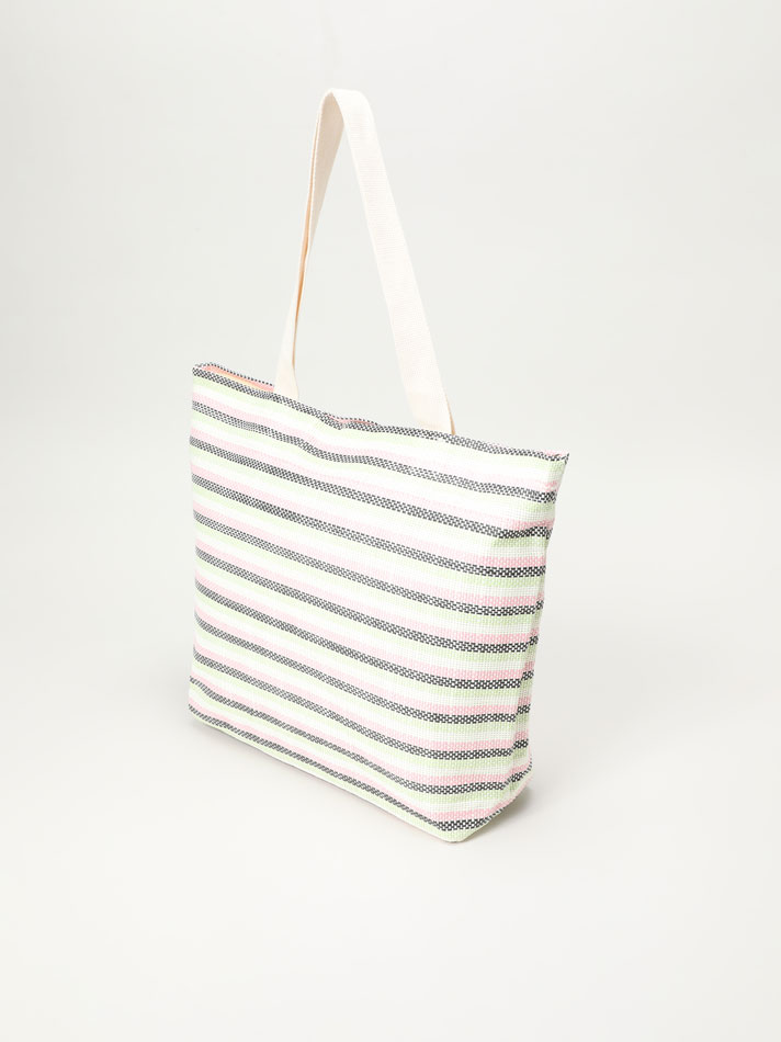 Sacola de compras de ráfia - Rosa