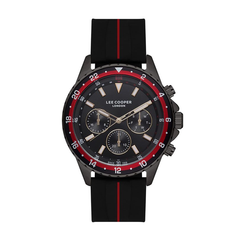 Montre Lee Cooper en Silicone Homme Noir